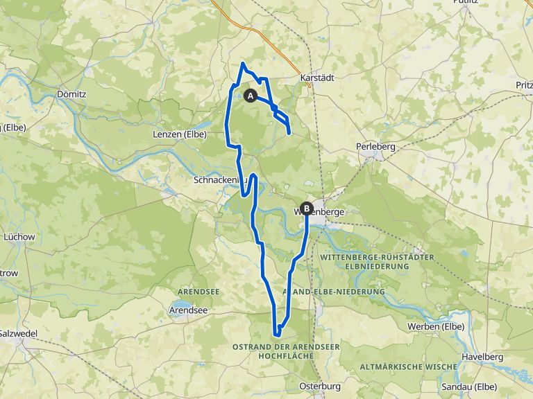 Naturparadies Elbtalauen – Am Rambower Moor Runde von Boberow | bike ...